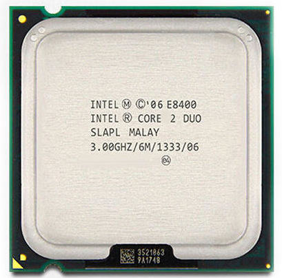 Intel E8400 Core 2 Duo 6MB Cache Computer Processor