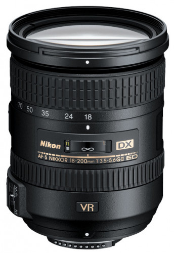 Nikon AF-S DX Nikkor 18-200mm f/3.5-5.6G II ED Lens