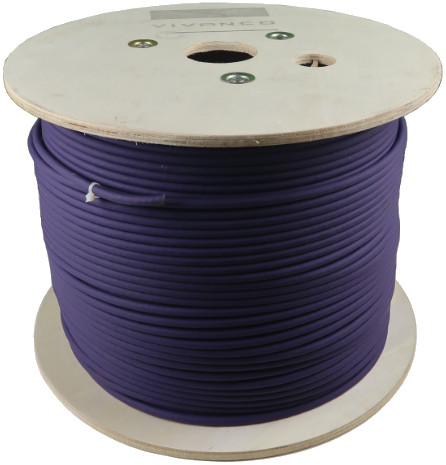 Vivanco CAT-6 U / UTP Unshielded LSZH Purple Cable