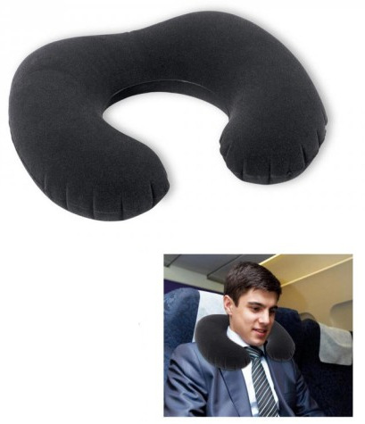 Inflatable Travel Pillow Light Compact Size Flocked Surface Price in Bangladesh