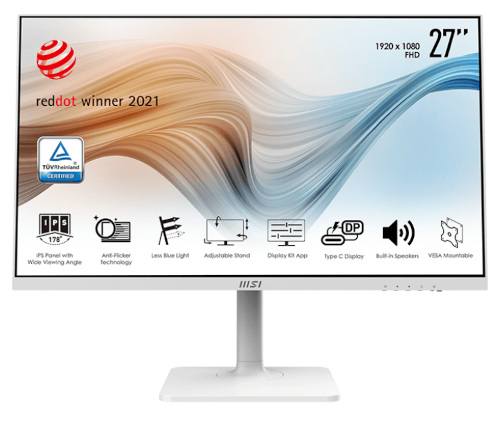 MSI Modern MD271PW 27" FHD IPS Monitor with Type-C