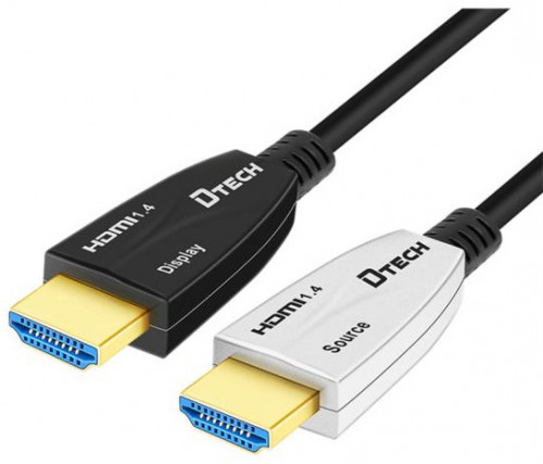 Dtech 4K 3D 20-Meter Fiber Optic HDMI Cable