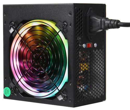 500W RGB  Big Fan PC Power Supply