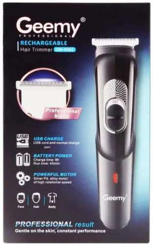 Geemy GM-6583 Professional Rechargeable Hair Trimmer Price in Bangladesh