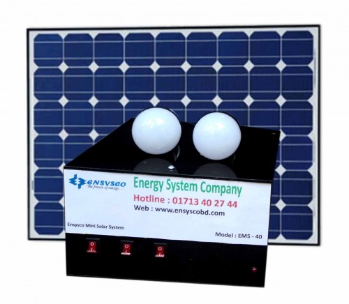 Ensysco EMS-20 20-Watt Mini Solar Power Home System