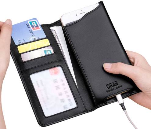 Oras Leather Phone Holder Wallet