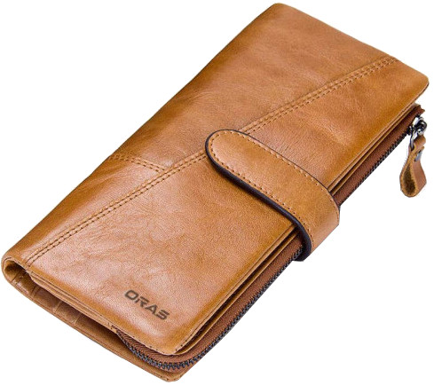 ORAS Cow Leather Long Wallet