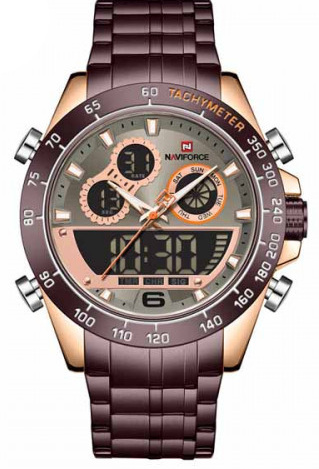 Naviforce 9188 Steel Men Wrist Watch