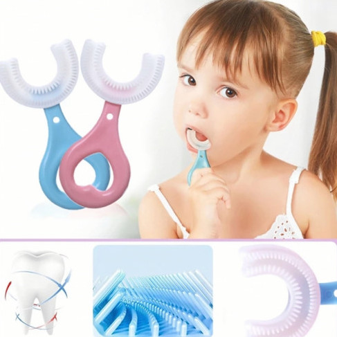 U-Shaped 360-Degree Baby Toothbrush