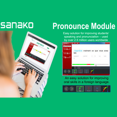 Sanako Pronounce Module Language Lab Software