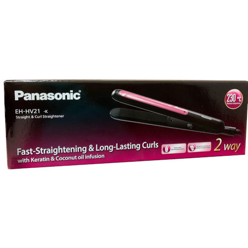 Panasonic EH-HV21-K Straight  & Curl Straightener