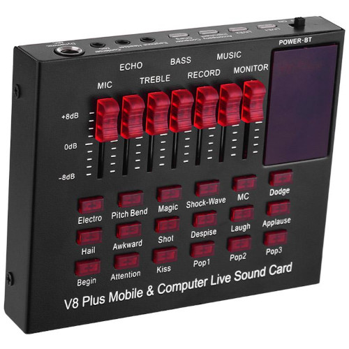 V8 Plus Mobile & Computer Live Sound Card