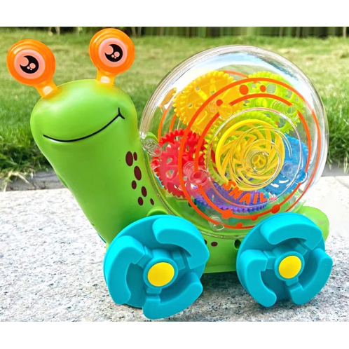 Transparent Gear Snail Toy