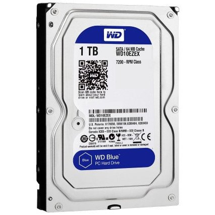Western Digital Blue 1TB SATA 7200 RPM Desktop HDD
