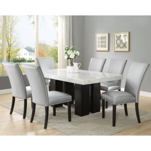 Luxurious Style Marble Top Dining Table Set JFD3