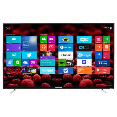 View One 43" Single Glass Voice Control Smart TV