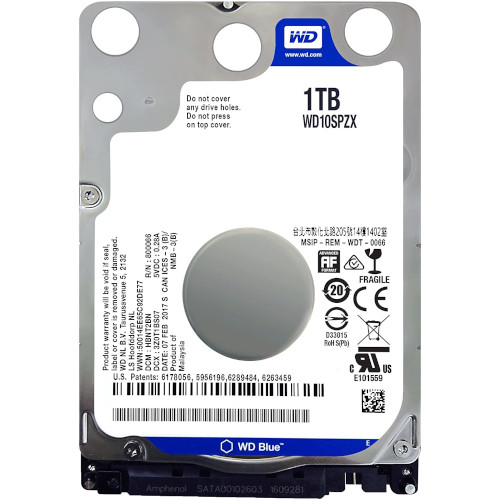 WD WD10SPZX Blue 1TB 5400 RPM Laptop HDD Price in Bangladesh