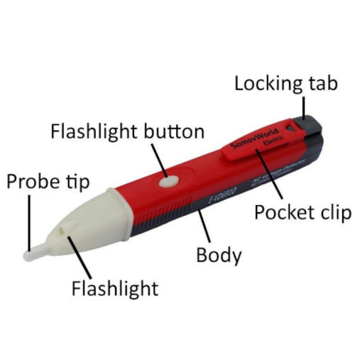 Flus AC-02 Non-Contact AC Voltage Detector Pen