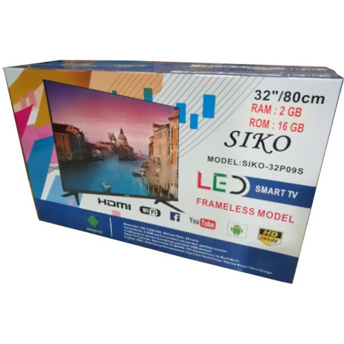 Siko P09S 32" Frameless LED Smart HD TV