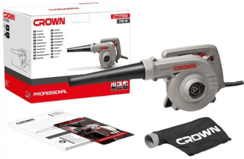 Crown CT17010 710W Dust Blower & Vacuum Cleaner