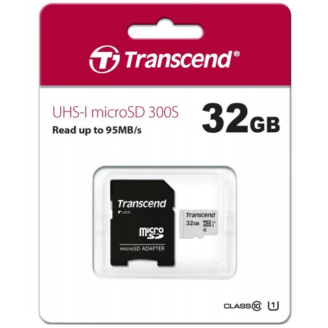 Transcend 32 GB MicroSD Class 10 Memory Card