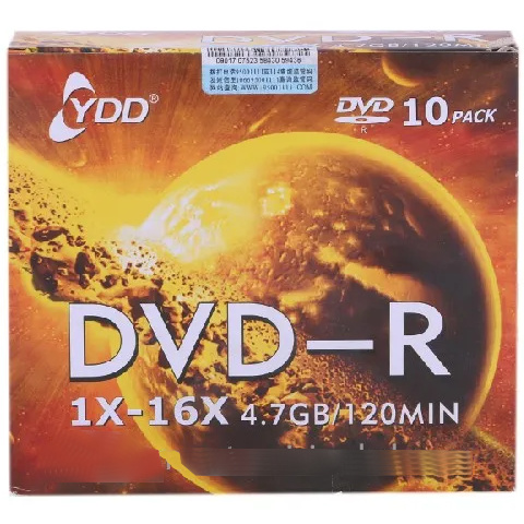 YDD 10-Pcs DVD Blank Disk