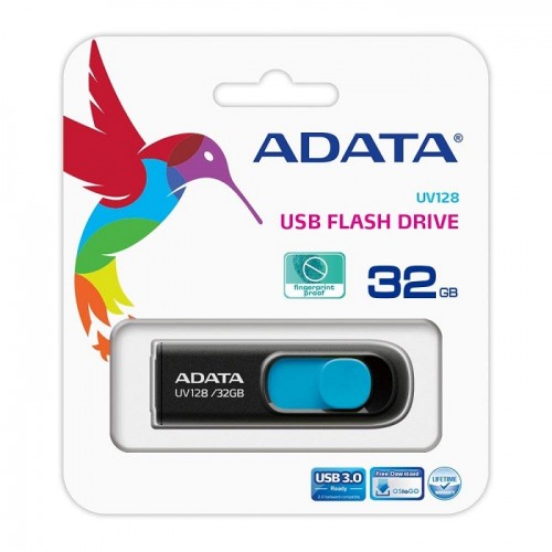 AData DashDrive Series UV128 32GB USB 3.0 Flash Pen Drive