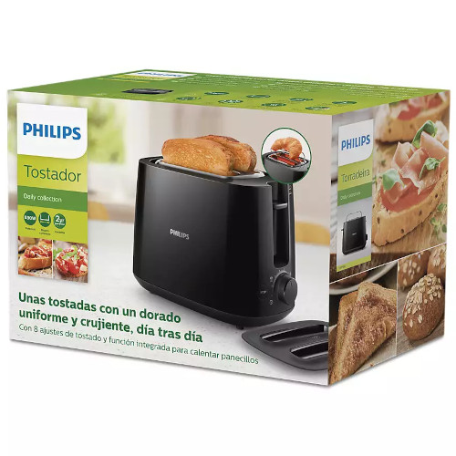 Philips HD2582 830W 2-Slice Pop-Up Toaster