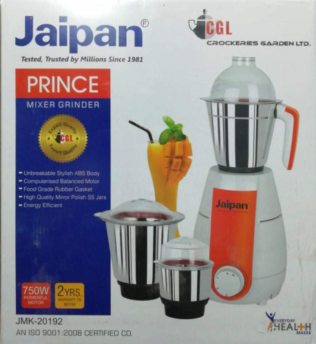 Jaipan Prince JMK-20192 750W Mixer Grinder Price in Bangladesh