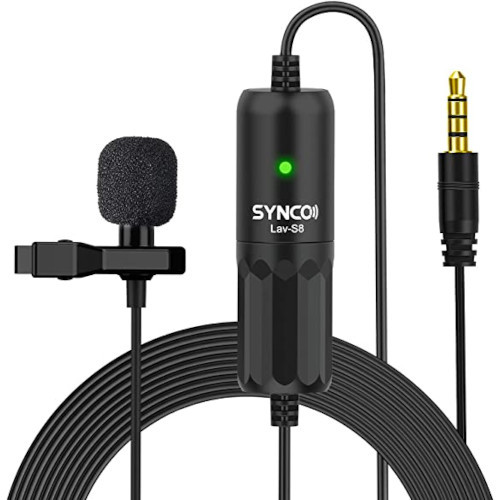 Synco Lav-S8 Omni-Directional Lavalier Microphone