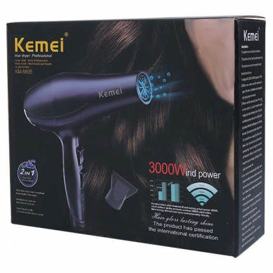 Kemei KM-3365 Silky Shine Hair Dryer - Penguin.com.bd