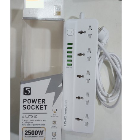 LDNIO SC5614 5-Socket & 6-USB Port Multi Plug Price in Bangladesh