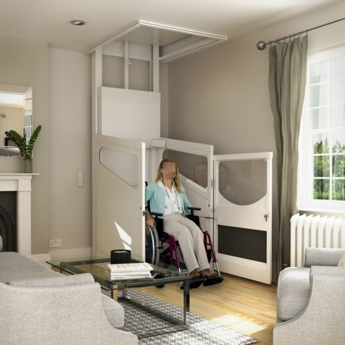 Morn Interior Disabled Home Lift
