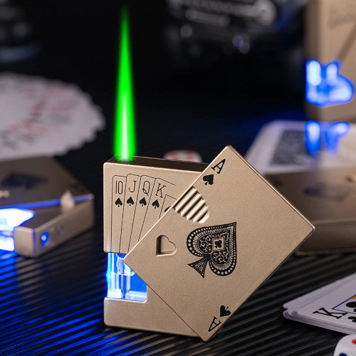 Poker Card Gas Personal Lighter