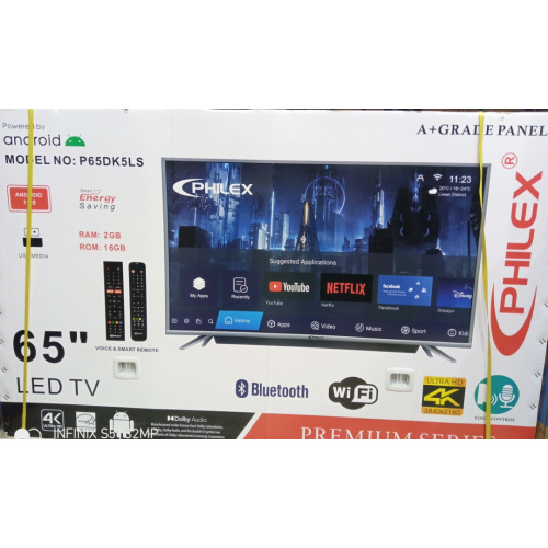 Philex LED-65DK5LSM 65" 4K Voice Control Smart TV
