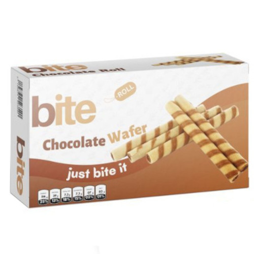 Bite Chocolate Roll Wafer Box 60gm
