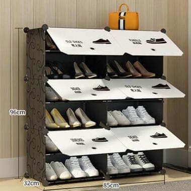 6-Layer with 12-Box Shoe Storage Rack