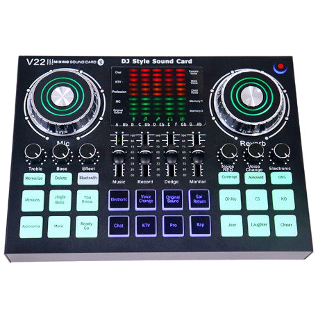 V22 DJ Style Sound Card