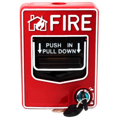 Push In Pull Emergency Manual Call Point Fire Alarm