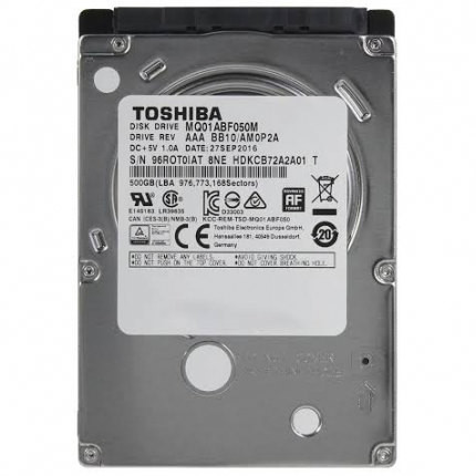 Toshiba MQ01ABF050M SATA 500GB Laptop Hard Disk Drive