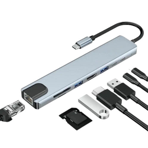 Jeve BYL-2017L 8-in-1 USB Type-C Hub