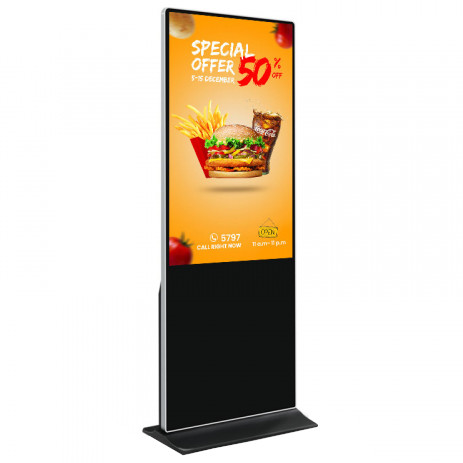 50" Floor Standing Advertisement Display (Touch)