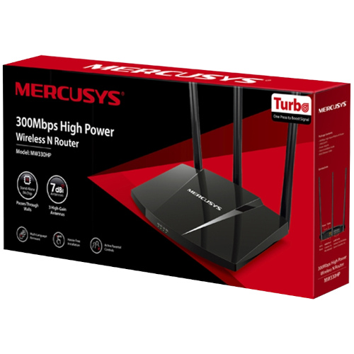 Mercusys MW330HP 300Mbps High Power Wireless N Router Price in