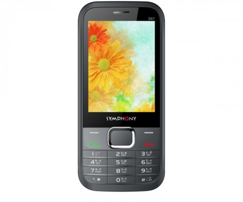 Symphony D67 2.8" TFT Display GSM 900/1800 Dual SIM Mobile