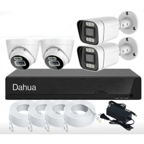 CCTV Package Dahua 4-CH DVR & 4-Pcs Camera 500GB HDD