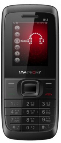 Symphony B12 QQVGA Display Bluetooth Mobile Phone