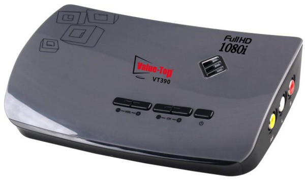 Value Top VT 390 NTSC Tuner VGA Resolution External TV Box