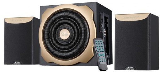 F&d A520U Wooden Cabinet Heart-Thumping Multimedia Speaker