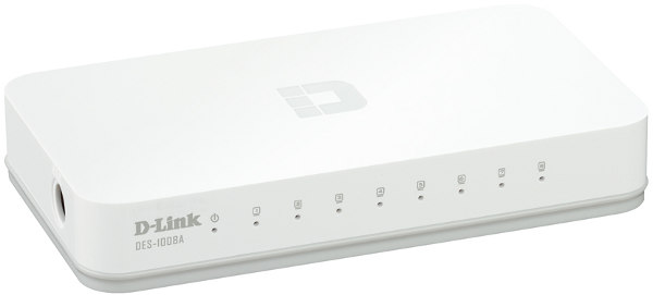 D-Link DES-1008A Fast Ethernet 8-Port Unmanaged LAN Switch