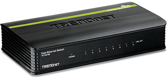 Trendnet TE100-S8 8-Port Greennet Unmanaged LAN Switch